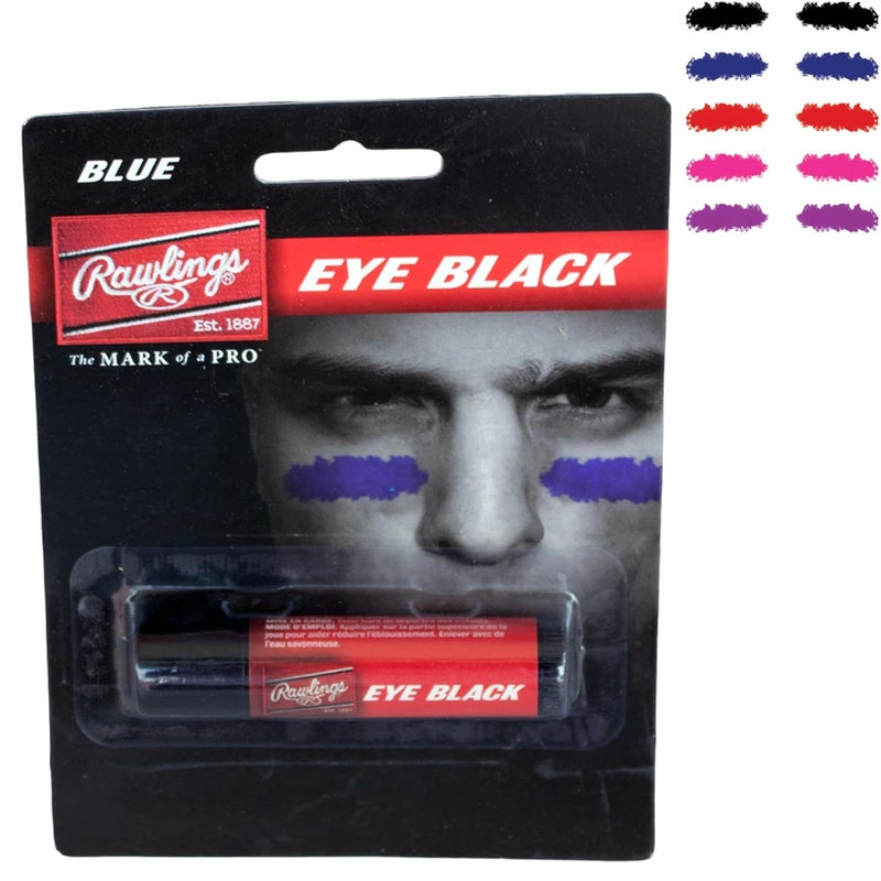 Rawlings | Eye Black Stick | Retractable Tube/Glare Reduction | Adult & Youth Baseball/Softball | Blue - Image 1
