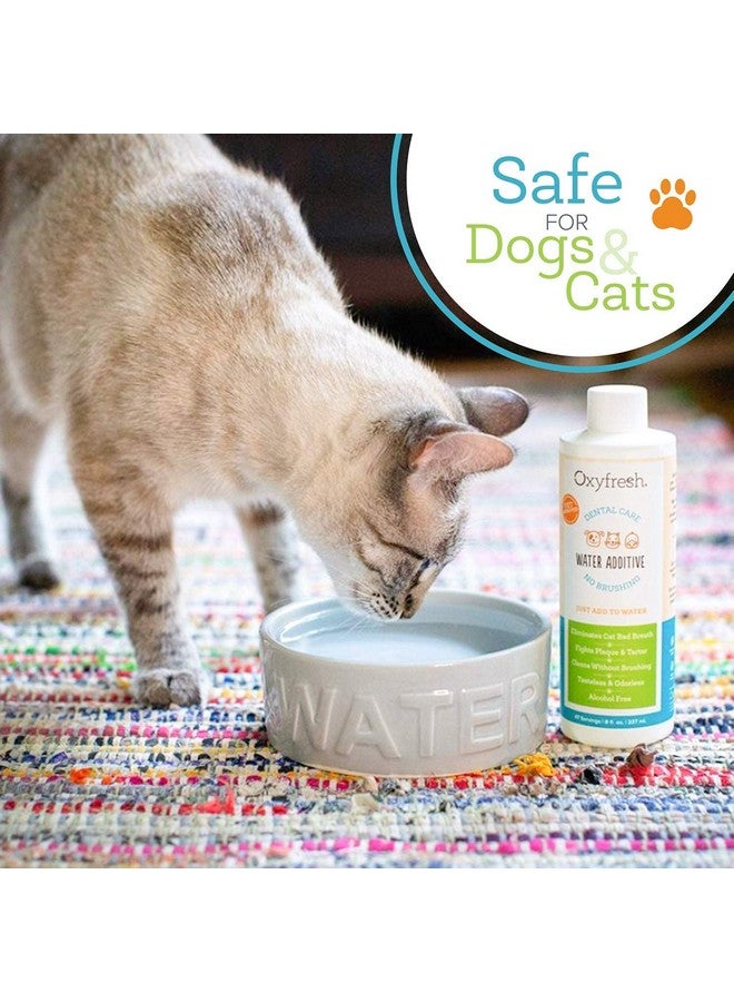 Oxyfresh Premium Pet Dental Care Solution Pet Water Additive: Best Way To Eliminate Bad Dog Breath And Cat Bad Breath  Fights Tartar & Plaque  So Easy, Just Add To Water! Vet Recommended 16 Oz. - Image 3