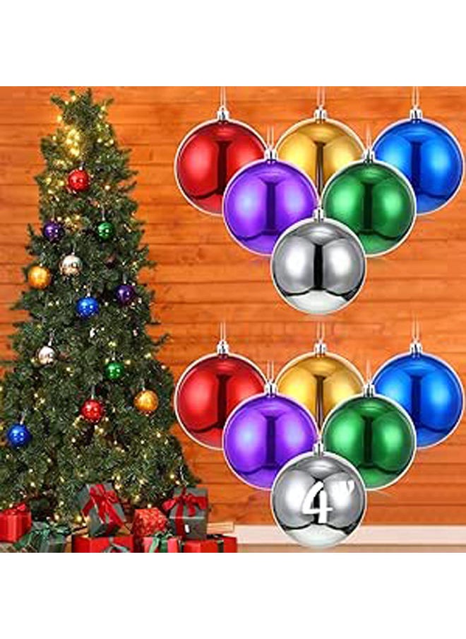 Zubebe 12 Pcs Christmas Tree Balls Ornaments  - Image 1
