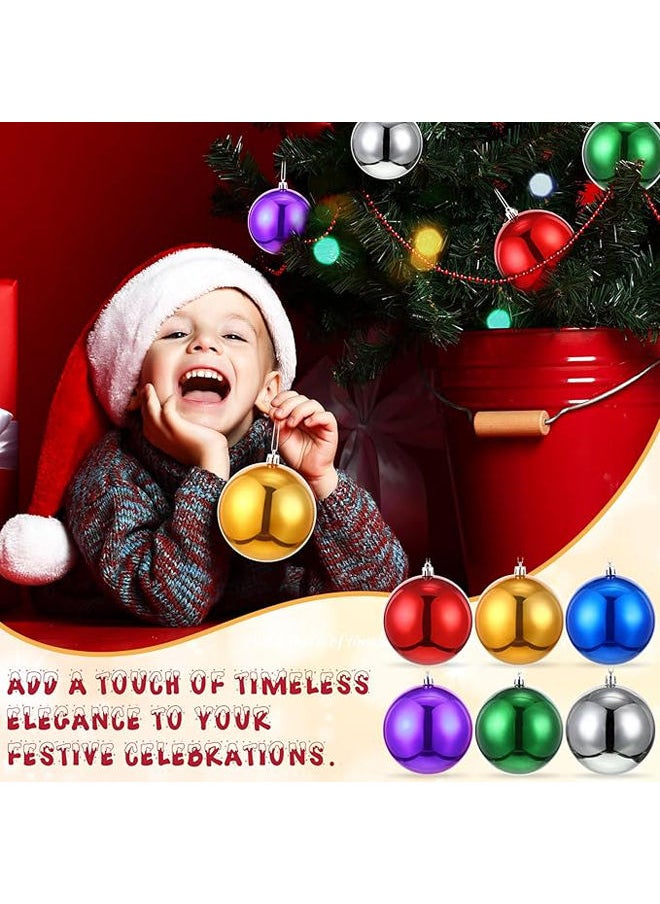Zubebe 12 Pcs Christmas Tree Balls Ornaments  - Image 2