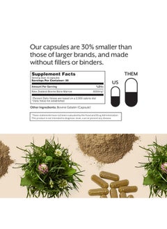 ProMix Nutrition Promix Grassfed Beef Bone Marrow Supplement 180 Gelatin Capsules Rich In Collagen Vitamins & Minerals Raw & Freeze Dried Promotes Healthy Joints Bones Cartilage Hair Skin & Nails  - Image 5