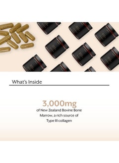 ProMix Nutrition Promix Grassfed Beef Bone Marrow Supplement 180 Gelatin Capsules Rich In Collagen Vitamins & Minerals Raw & Freeze Dried Promotes Healthy Joints Bones Cartilage Hair Skin & Nails  - Image 4