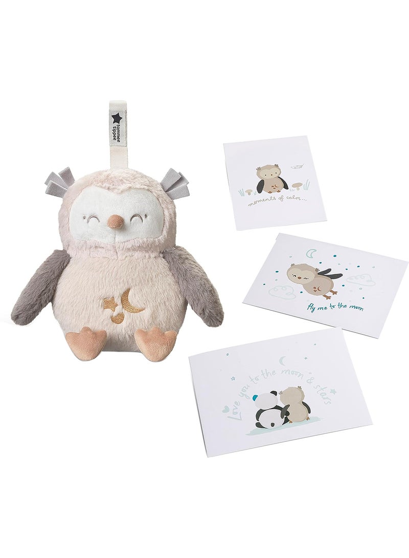 tommee tippee Deluxe Baby And Toddler Sound And Light Sleep Aid With White Noise, Crysensor And Nightlight, Usb-Rechargeable And Machine Washable, Ollie The Owl  - Image 3