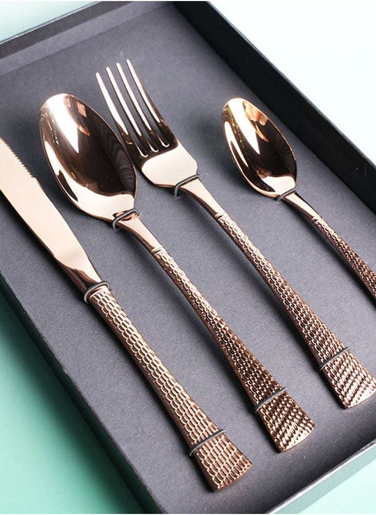 Sparkling Copper Mermaid Cutlery Set, Stainless Steel Flatware Set with Engraved Handles, 18/10 Grade, Kitchen Utensils Set, Tableware - pzsku/Z0A0C5522113EDBD6F836Z/45/_/1715675241/05346fab-bb8a-4735-ab9e-9423b89a6f4c