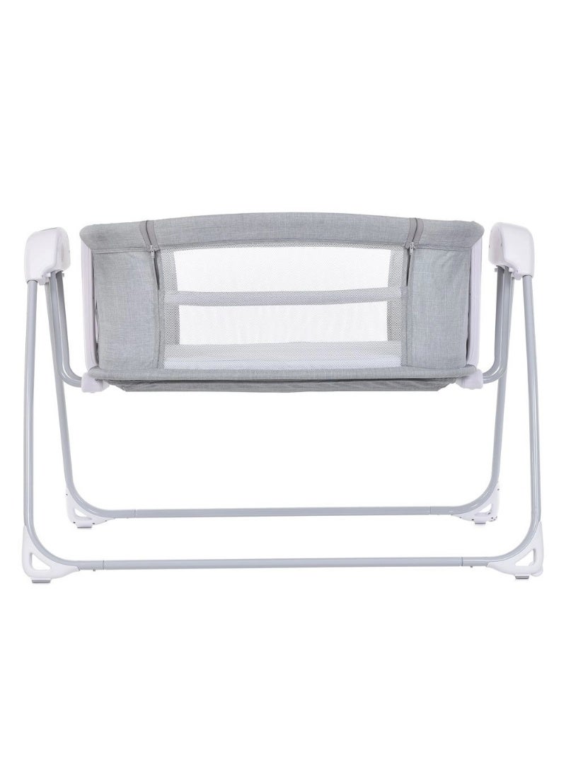 ماستيلا سرير ماستيلا ديلوكس متعدد الاستخدامات ٤ في ١، أرجوحة كهربائية، وسرير بجانب السرير لحديثي الولادة، سهل التركيب. - Image 3