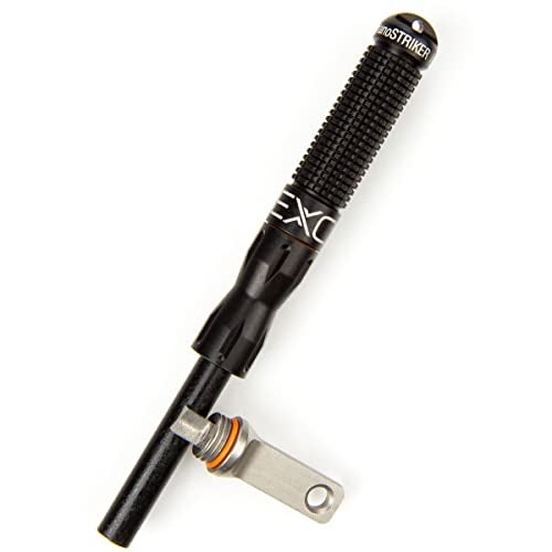 Exotac nanoSTRIKER XL Self Contained Ferrocerium Fire-Starter with Stainless Steel and Tungsten Carbide Striker, Waterproof 1/4 in. Ferro Rod Produces Up To 3,000 Fire-Starting Strikes - Image 1