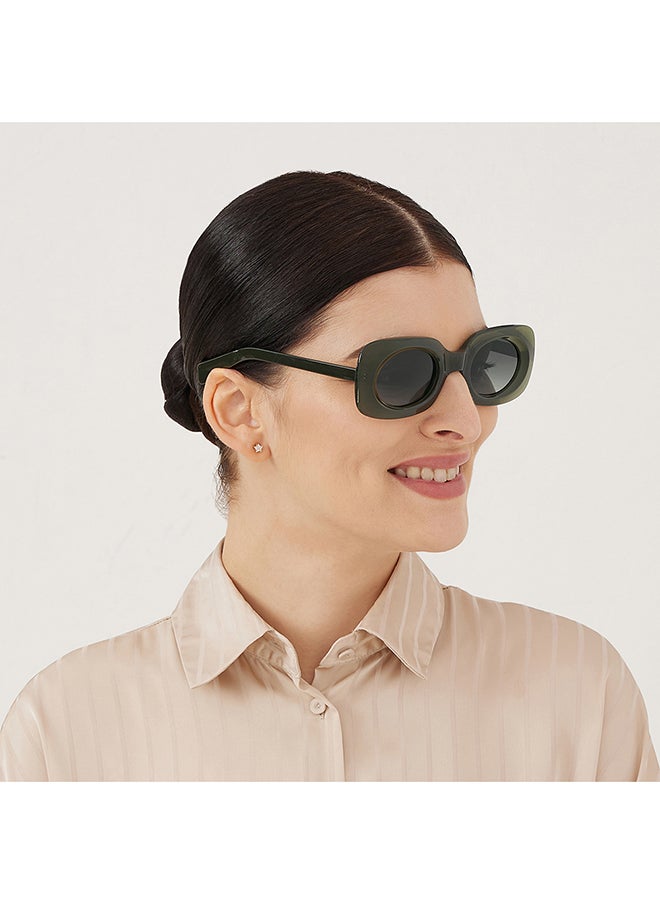 Blackout BlackOut DUO Women's Rectangle Sunglasses with UV400 Protection  - Image 4