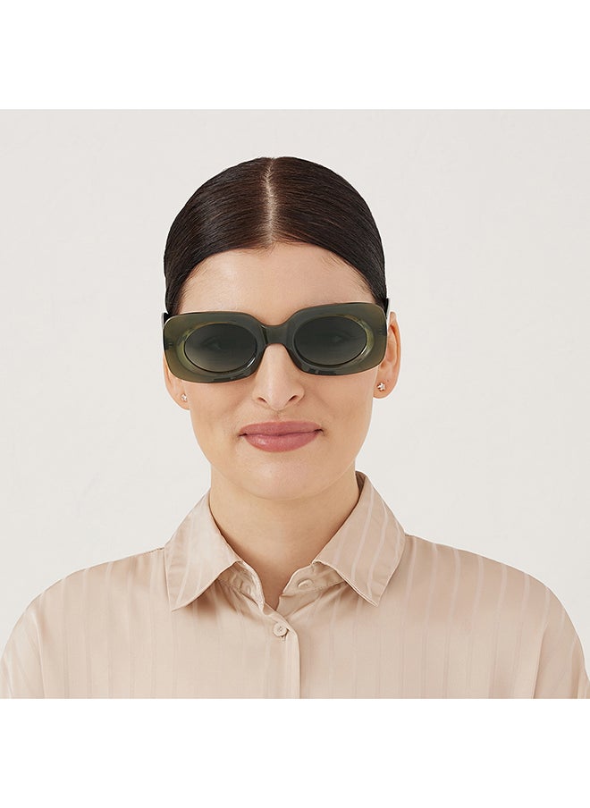 Blackout BlackOut DUO Women's Rectangle Sunglasses with UV400 Protection  - Image 3