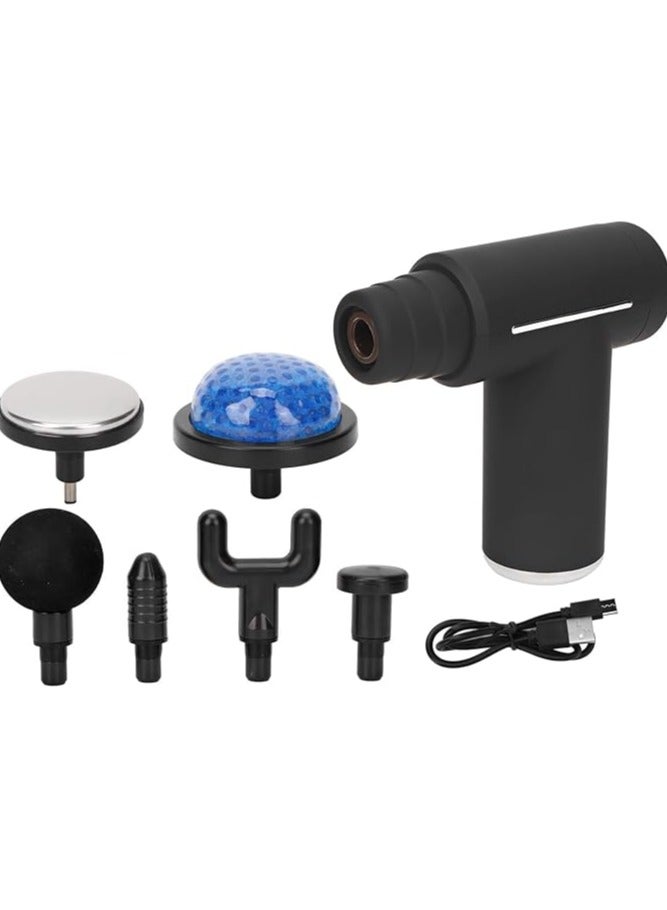Electric Massage Gun, Portable Muscle Massager, Controlled Hot Cold Impact Deep Tissue Massager(Black)  - Image 2