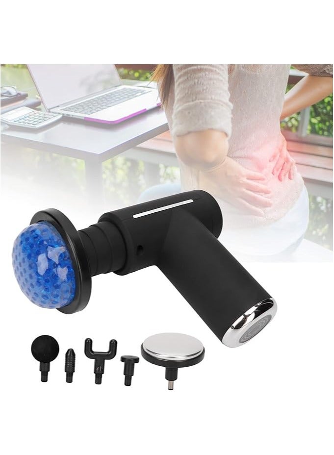 Electric Massage Gun, Portable Muscle Massager, Controlled Hot Cold Impact Deep Tissue Massager(Black)  - Image 4