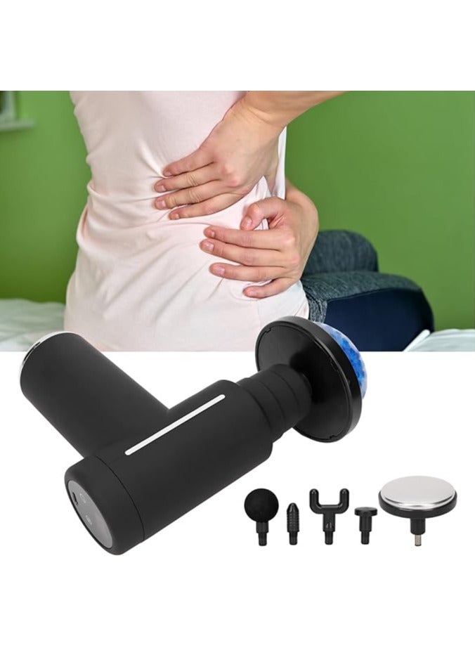 Electric Massage Gun, Portable Muscle Massager, Controlled Hot Cold Impact Deep Tissue Massager(Black)  - Image 5