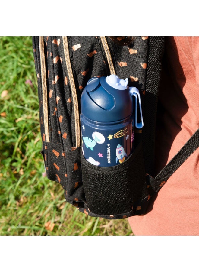 زجاجة مياه حرارية للأطفال من ويسبر ActiveMax Kids سعة 410 مل – تصميم “كوزموس” - Image 4