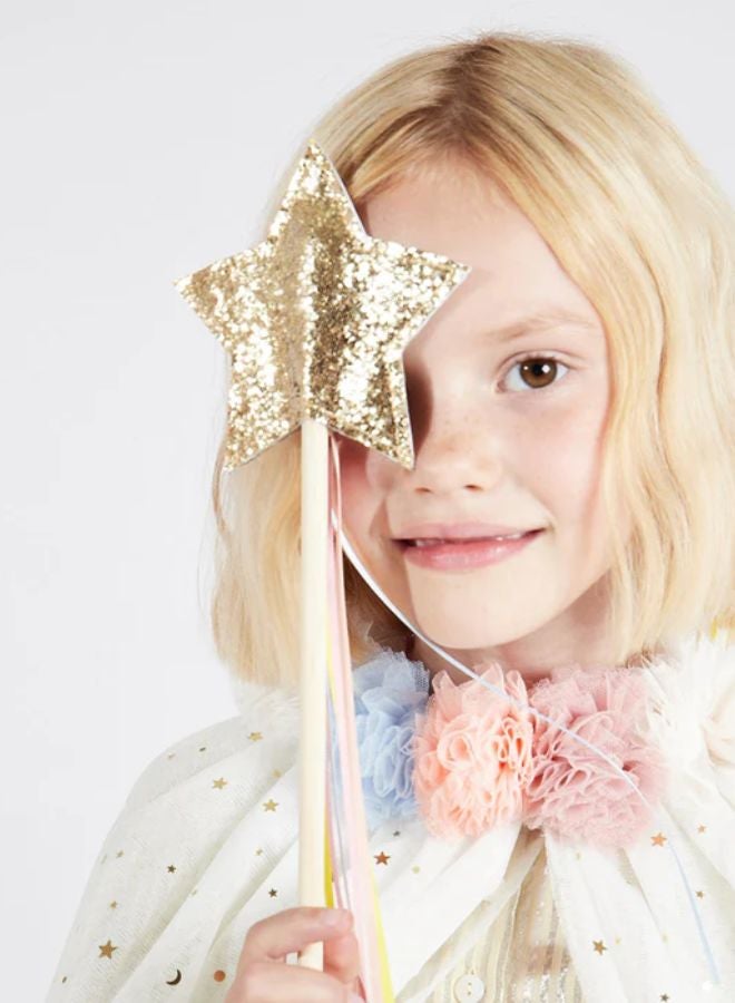 Meri Meri Pom Pom Collar Cape - Image 2