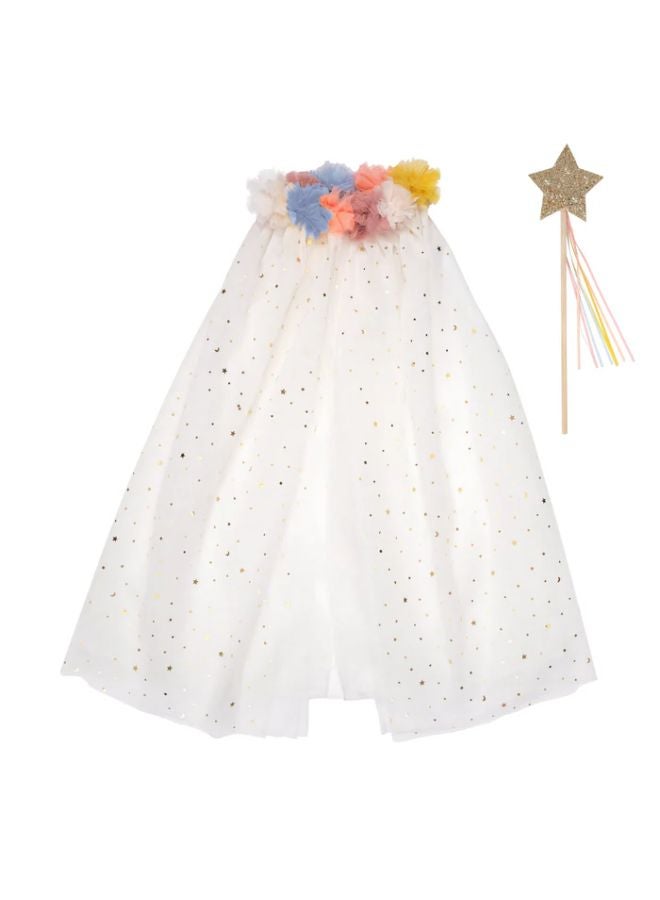 Meri Meri Pom Pom Collar Cape - Image 3