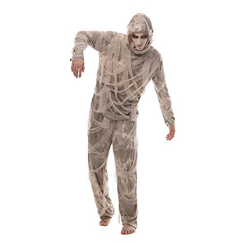 EraSpooky Halloween Mummy Costume Men Horror Fancy Dress Adult Egypt Costume - Image 1