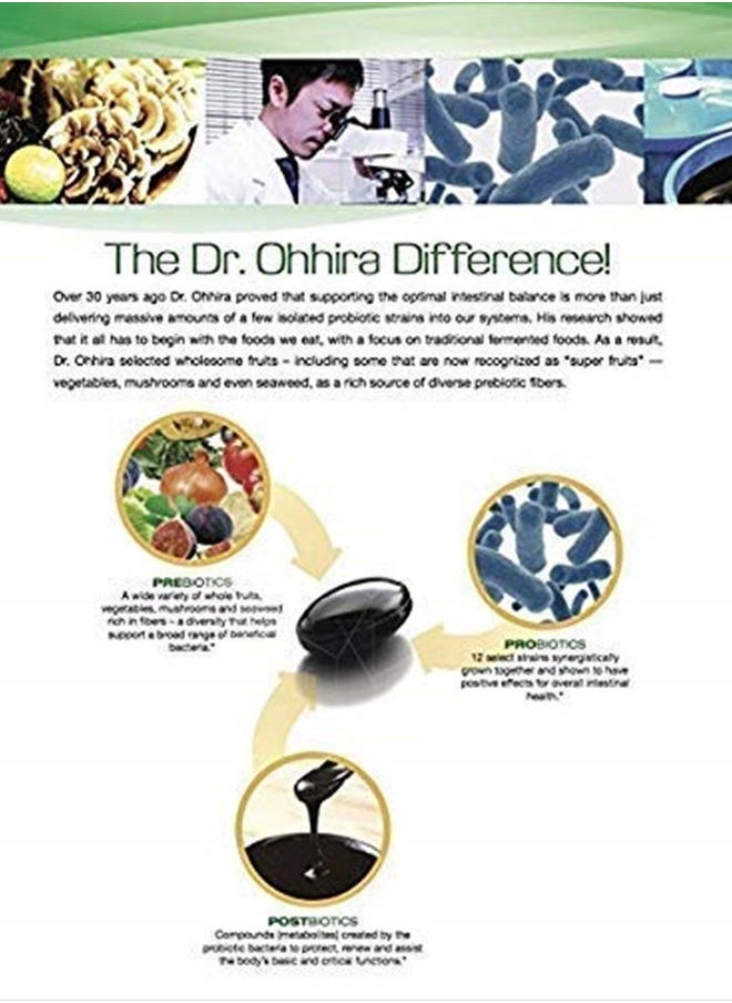 essential formulas - Dr. Ohhira's Probiotics Professional Formula - 60 Capsules with Bonus 3 Travel Size Samples (6 Capsules Bonus) - Image 1