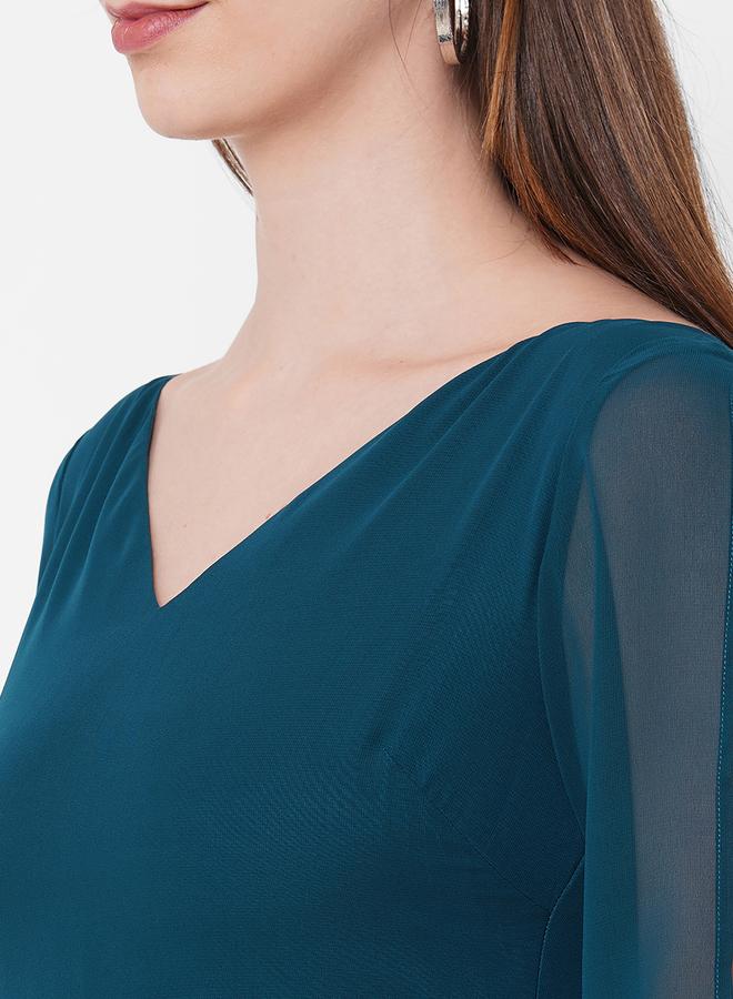 Mish Embellished Waistband Maxi Dress with Slit Sleeve - Image 5