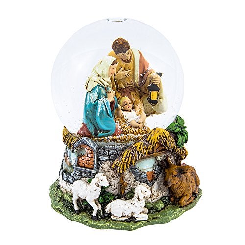 Kurt S. Adler Kurt Adler Holy Family Musical Water Globe 100mm - Image 1