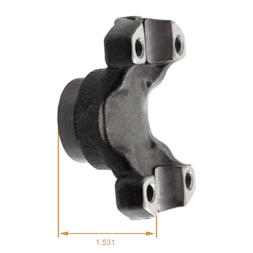 RABROPAR 211355X CV Socket Yoke Assembly Compatible with 1310 Series Yoke Assembly, Compatible with Jeep CJ YJ TJ XJ ZJ JK, C/L to End 1.531", Greasable - Image 3