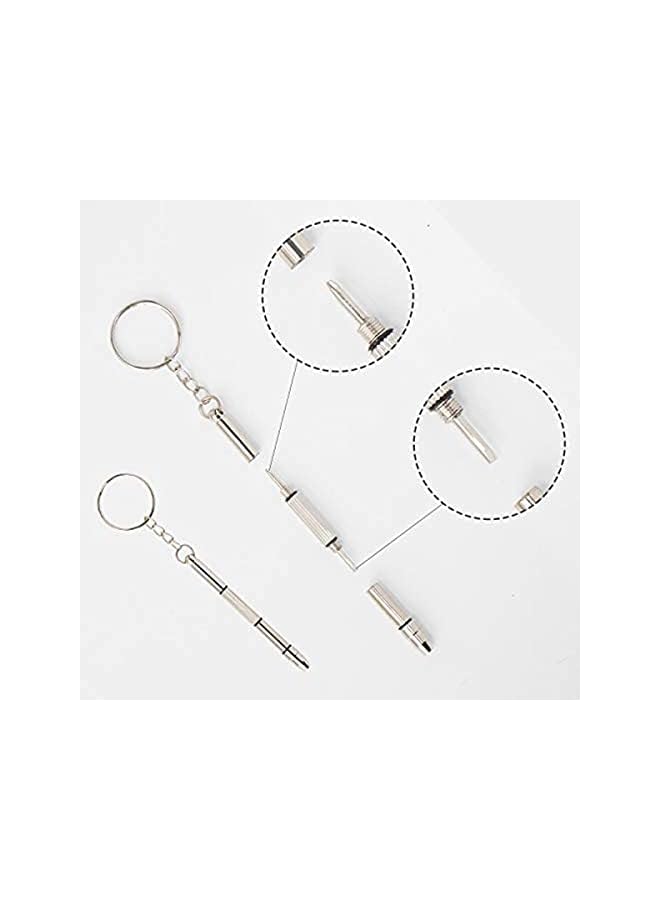 PROMASS 1000 Miniature Glasses Sunglasses Repair Screws, Combination Stainless Steel with Tweezers Nut washers, Eyeglass Watch with Eyeglass Repair Kit, Send miniature 3 in 1 screwdriver Tool  - Image 4