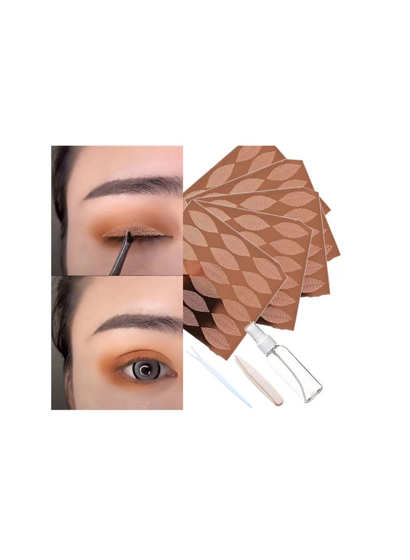 SOLARAE Eyelid Tape Invisible, Eye Stickers, Portable Breathable Natural Invisible Single Sided Double Eyelid Tape, Self-Adhesive Eyelid Stickers, Instant Eye Lift Strips with Y Fork, Eye Lift Strips (A) - Image 4