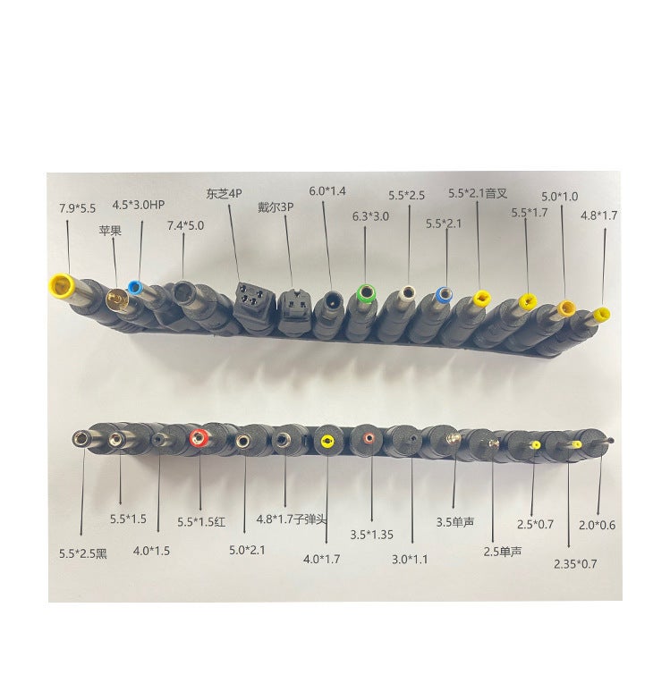 Multifunctional DC Adapter 38-in-1 Laptop Power Converters Kit 34+4-piece set - Image 4