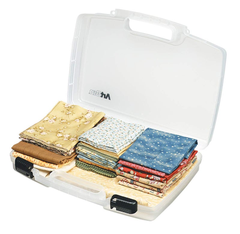 ArtBin 8017AB 17 inch Quick View Carrying Case, Portable Art & Craft Organizer with Handle, [1] Plastic Storage Case, Translucent - Image 5