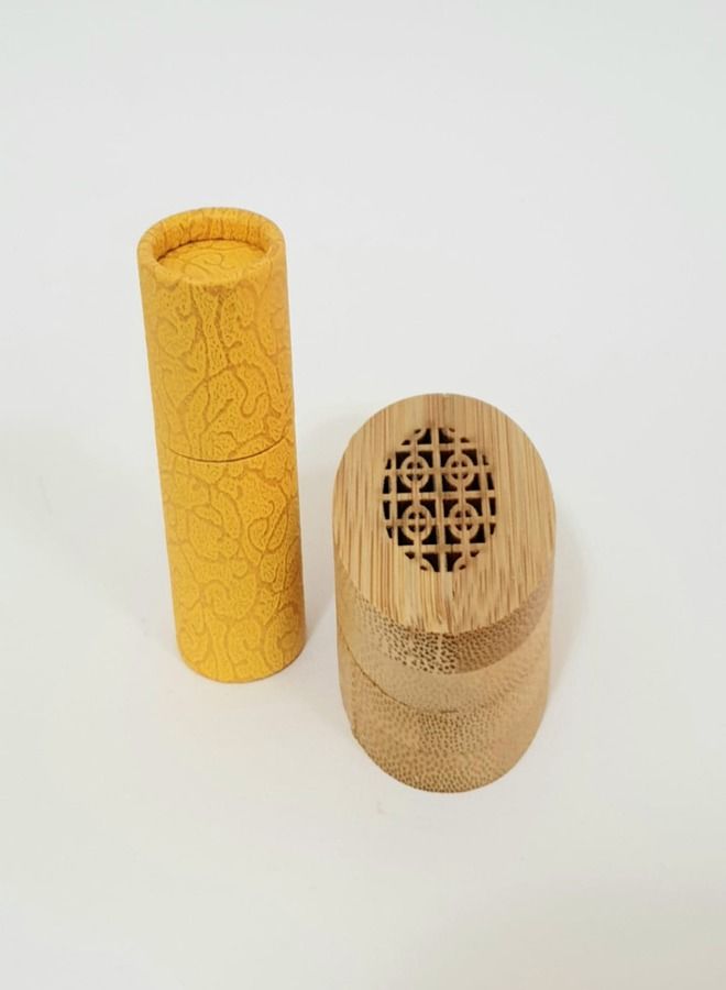 general Mini Bamboo Wooden Incense Stick Burner Set - Image 1