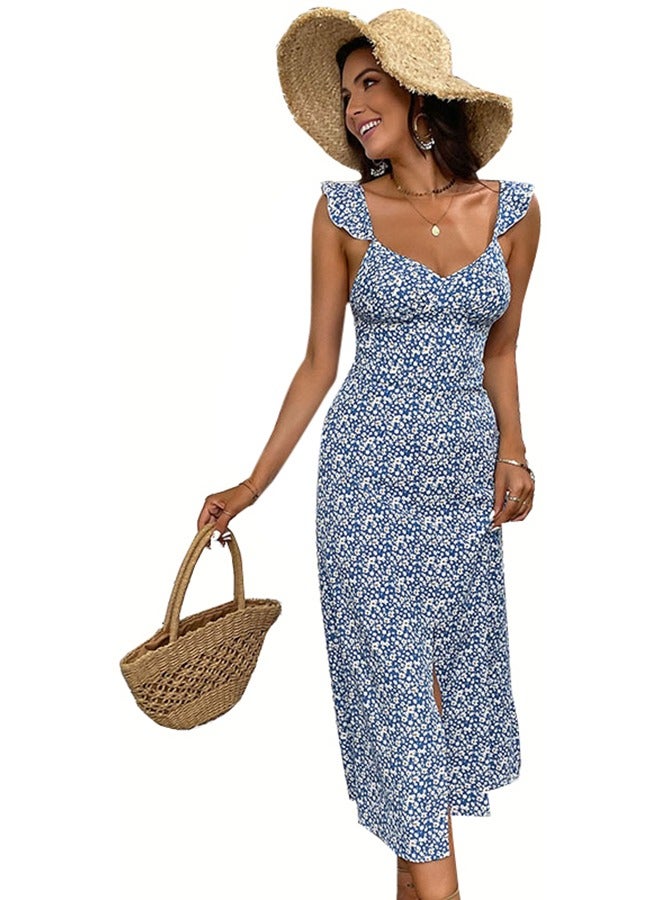 يونيكي فستان بطبعة زهور - Image 1