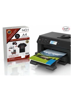 GenPro A4 Sublimation Dark Clothes Paper - 10 Sheets  - Image 2