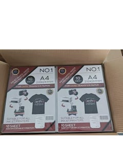 GenPro A4 Sublimation Dark Clothes Paper - 10 Sheets  - Image 4