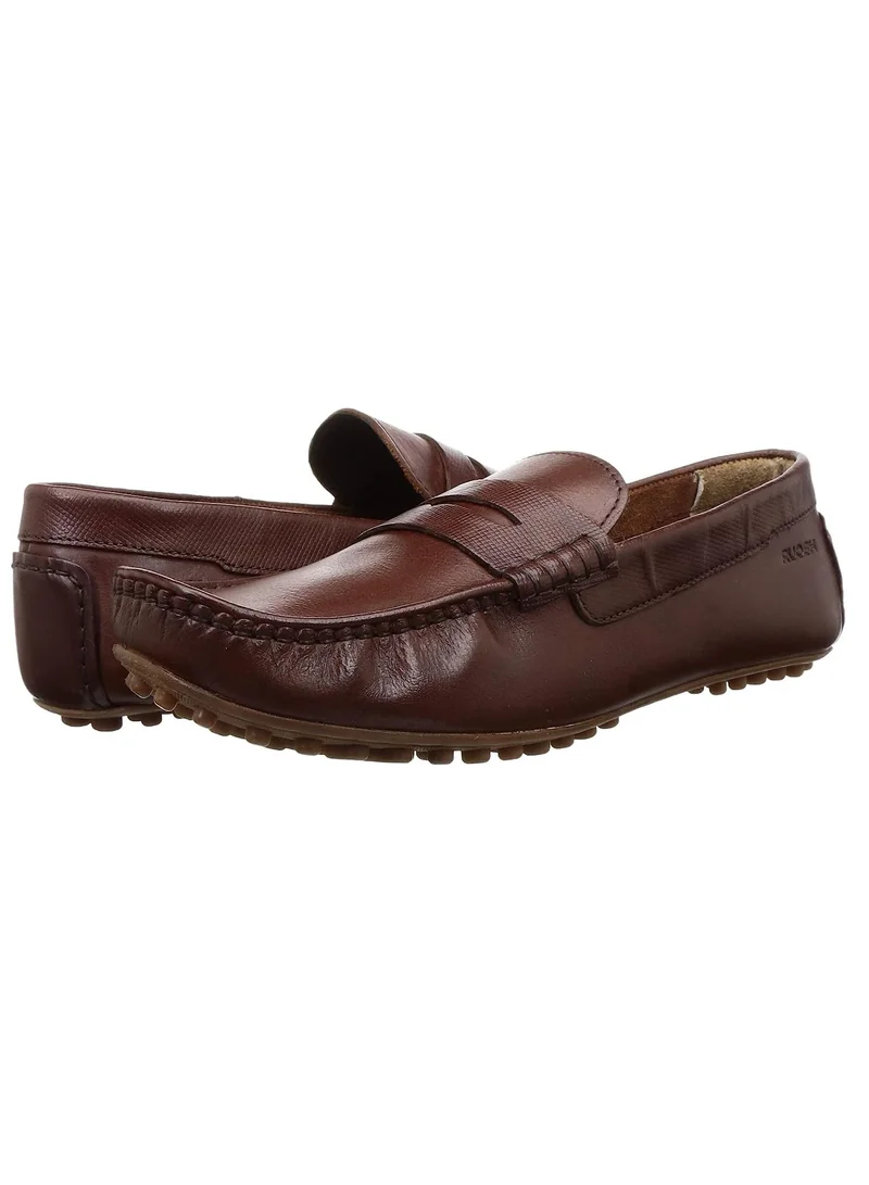 RUOSH Mens Clark Classic Loafer Slip on Driving Comfort Leather Work Office Formal Occasion Party Casual Wear Italian Design Anti Skid Padded Insole Fashion Premium Shoes