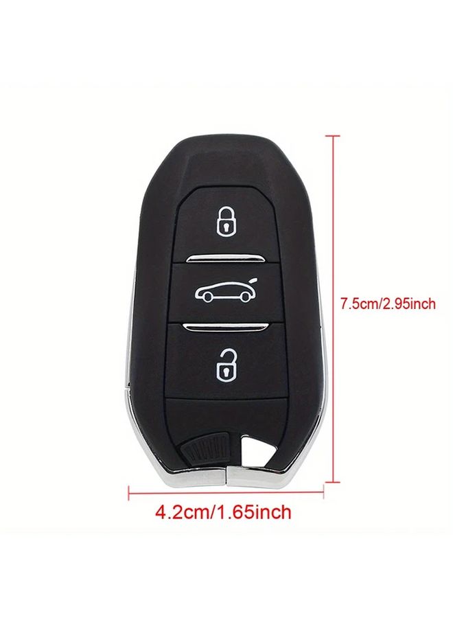 HU83 Model Car Remote Key Shell Case with 3 Buttons for Peugeot 208 308 508 3008 5008 - Image 2