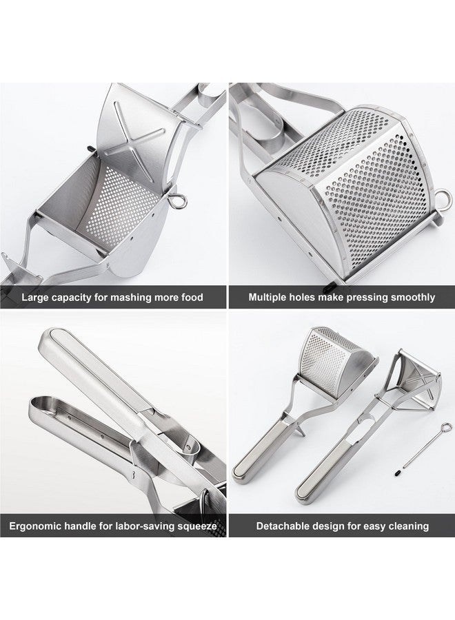 MYLIFEUNIT MyLifeUNIT Heavy Duty Commercial Potato Ricer, Stainless Steel Business Potato Ricer and Masher - Image 2
