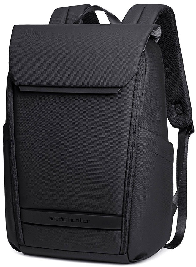 أركتيك هانتر شنطة ظهر لاب توب مقاومة للماء للجنسين 15.6 بوصة من البوليستر حقيبة كتف للسفر حقيبة ظهر للرجال والنساء اركتيك هانتر B00559 - اسود - Image 1