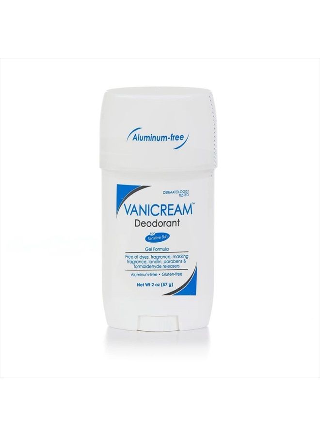 Vanicream مزيل العرق الجل الخالي من الألومنيوم - 2 أونصة - تركيبة غير معطرة للبشرة الحساسة - Image 1