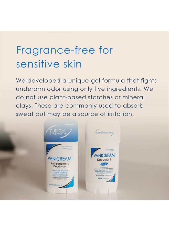 Vanicream مزيل العرق الجل الخالي من الألومنيوم - 2 أونصة - تركيبة غير معطرة للبشرة الحساسة - Image 3