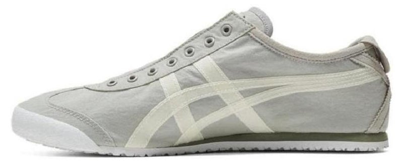 Onitsuka Tiger Men and Women MEXICO 66 Slip-On Canvas Casual Athlesiure Colorblock Sneakers Gray - Image 1