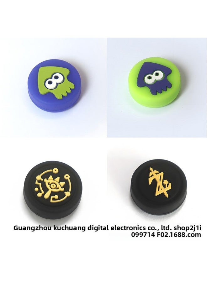 general Switch on Cap NSOLED Cat Claw Switchlite Handle Rocker Cap Nintendo Silicone Rocker Cover-Product Color:Gray Z - Image 2