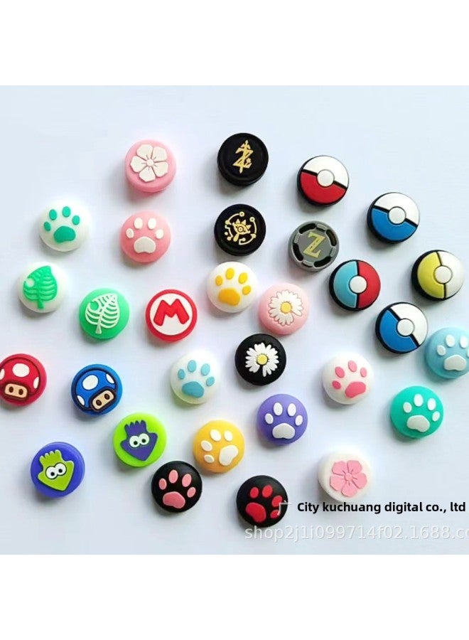 general Switch on Cap NSOLED Cat Claw Switchlite Handle Rocker Cap Nintendo Silicone Rocker Cover-Product Color:Gray Z - Image 3