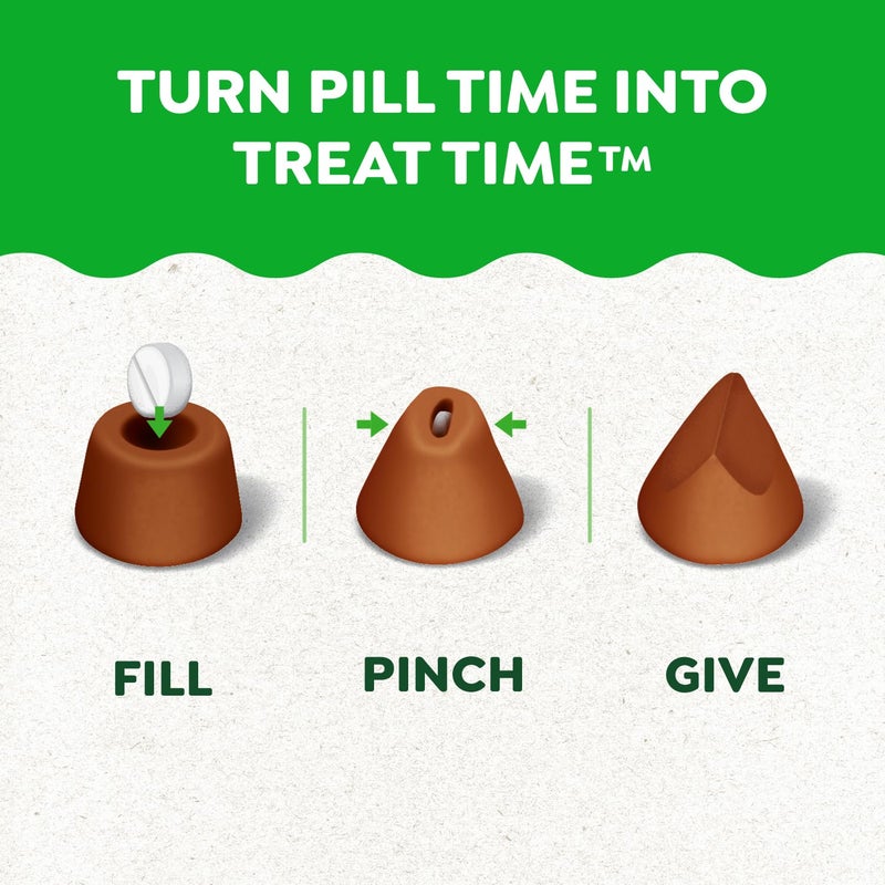 Greenies Pill Pockets for Dogs Small Size, Tablet Pill Treats for Dogs, Cheese Flavor, 3.2 oz. Pouch - Image 2