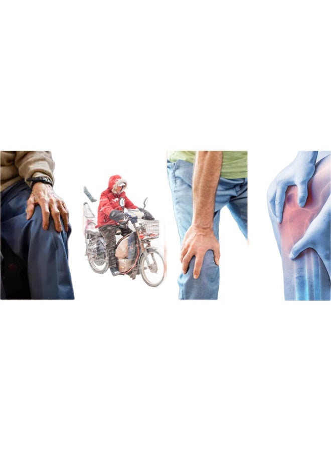 Yuzhaolin Fleece-Lined Knee Pads, Warm, For Arthritis, Cold Legs, Elderly, Winter, Knee Protection, For Middle-Aged And Elderly Men And Women, Leg Guards - Image 2