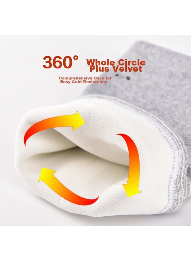 Yuzhaolin Fleece-lined Knee Pads, Warm, For Arthritis, Cold Legs, Elderly, Winter, Knee Protection, For Middle-aged And Elderly Men And Women, Leg Guards - Image 3