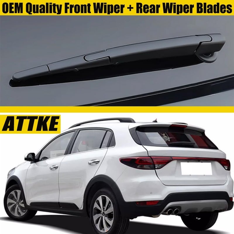 ATTKE 3 Wipers Factory Replacement for Benz GL-Class 2013-2016 GL350 450 550 ML-Class 2012-2015 ML350 ML550 ML63 GLE-Class 2016-2017 Original Equipment Wiper Blades,(26"+23"+12" Set of 3 Wiper Blades) - Image 4