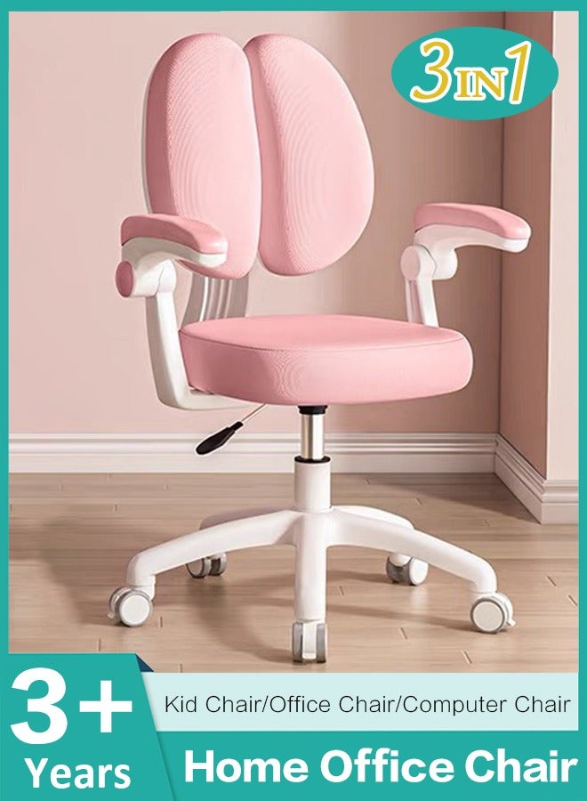 Vividorad Ergonomic Office Chair, Comfort Swivel Home Office Task Chair, Breathable Mesh Desk Chair, Lumbar Support Computer Chair with Flip-up Arms and Adjustable Height - Image 1