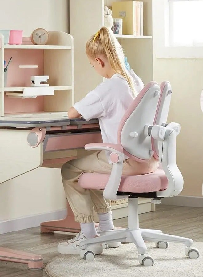 Vividorad Ergonomic Office Chair, Comfort Swivel Home Office Task Chair, Breathable Mesh Desk Chair, Lumbar Support Computer Chair with Flip-up Arms and Adjustable Height - Image 3