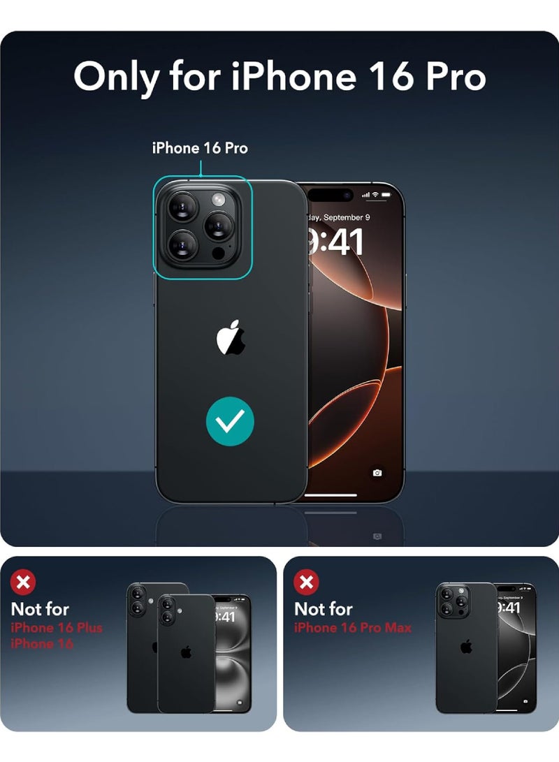 Rock Pow For iPhone 16 Pro Case, Camera Control, Compatible with MagSafe, Shockproof-Grade Protection, Magnetic Phone Case for iPhone 16 Pro, Classic Hybrid Case (HaloLock) - Image 2