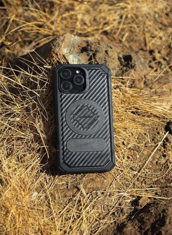 Rokform Rugged Case Compatible with iPhone 16 Plus, Magnetic Cover (Black) - Image 4