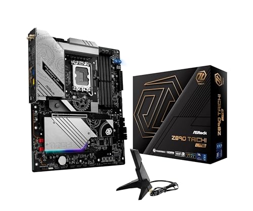 ASRock Z890 Taichi Lite Intel Core Ultra LGA1851 RL-ILM WiFi 7 ATX Motherboard DDR5 9200 MHz 256 GB PCIe 5.0 Thunderbol - Image 1