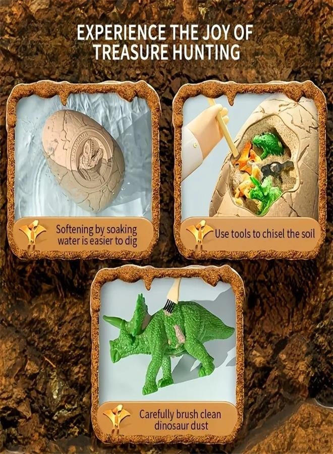 Children's archaeological excavation dinosaur egg toy dinosaur fossil boys and girls diy handmade blind box digging soil digging treasure - Image 3